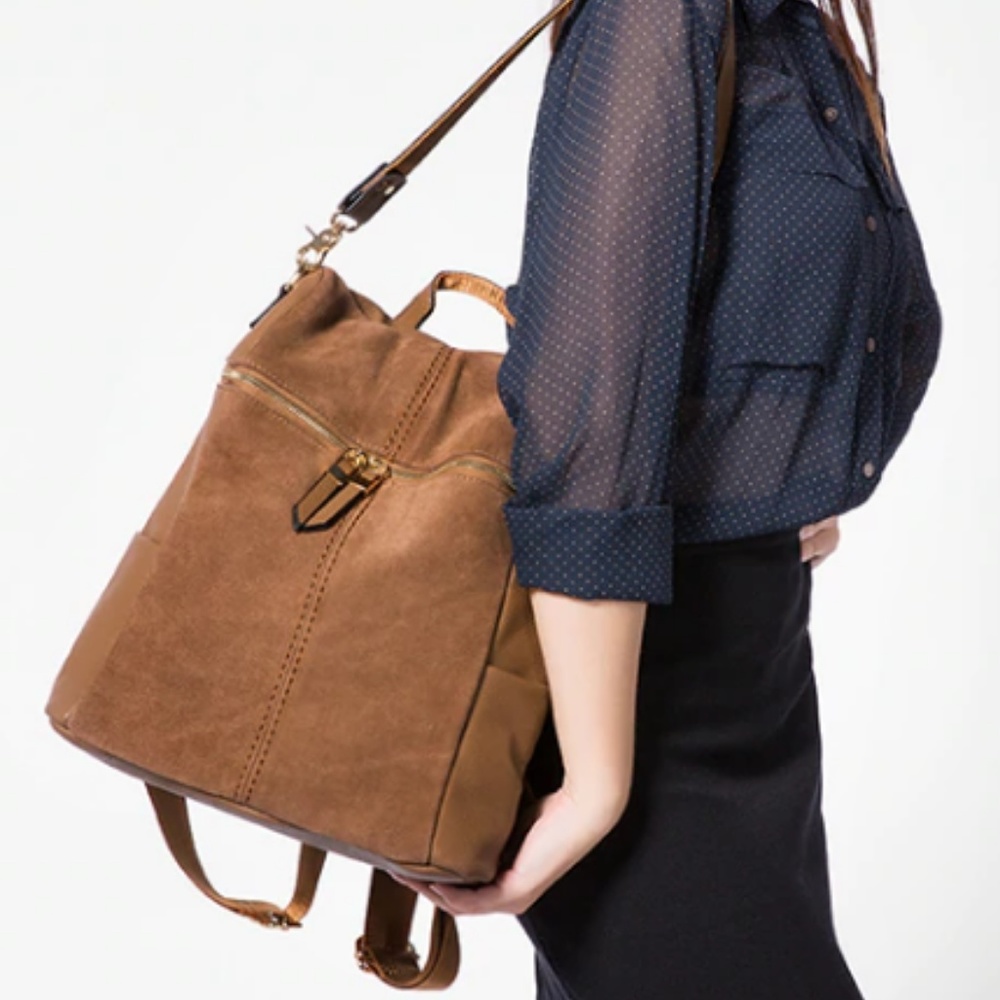 S O F I A Nubuck Backpack - Picture 3 of 8